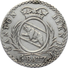 Bern 5 Batzen 1826 – Konkordatsmünze – Silber